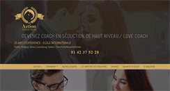 Desktop Screenshot of devenircoachseduction.com